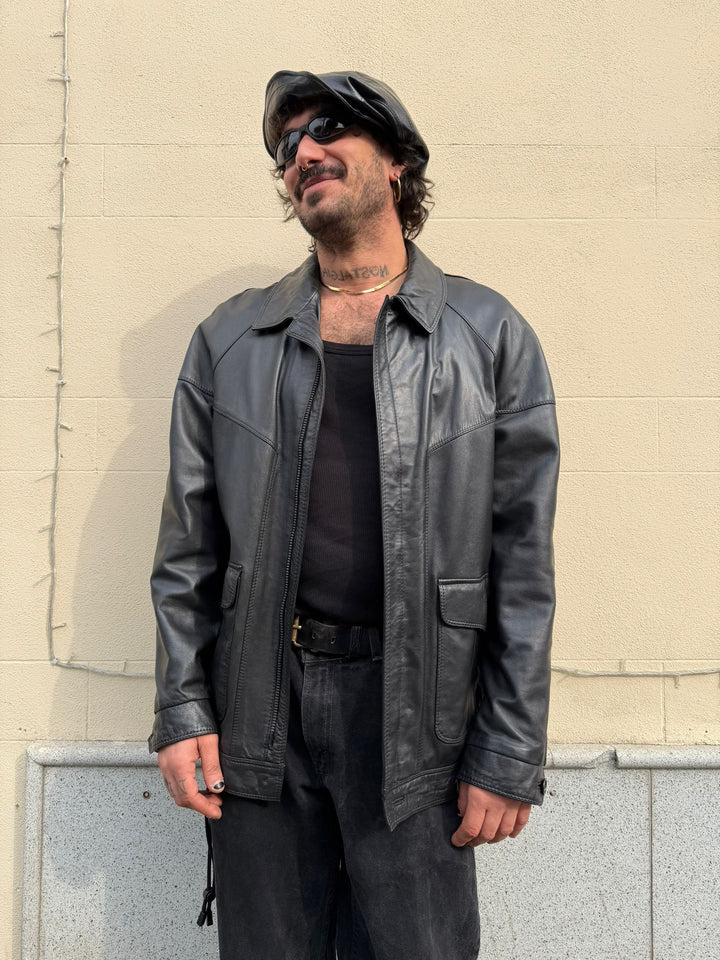 Bomber in pelle A3