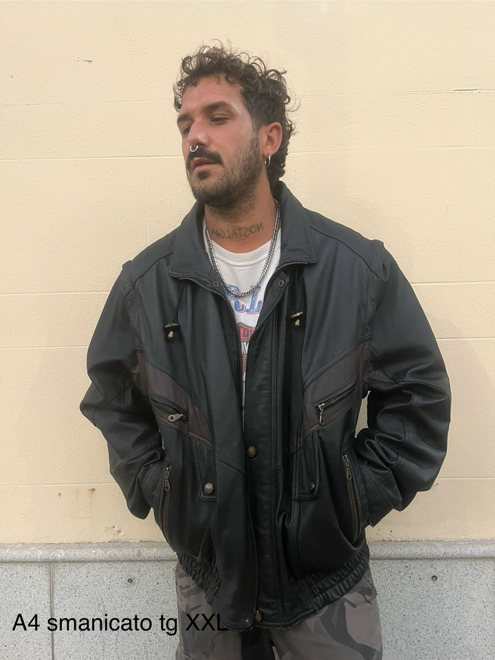 Bomber Vera pelle A4