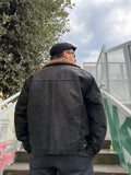 Giacca in pelle martellata Marlboro Classic