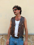 Gilet Texano vera pelle 2