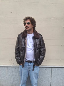 Bomber di pelle Golden Flecce Made in USA c4