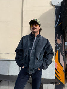 Bomber in renna Blu H3