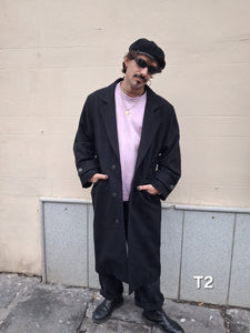 Cappotto lungo nero T2