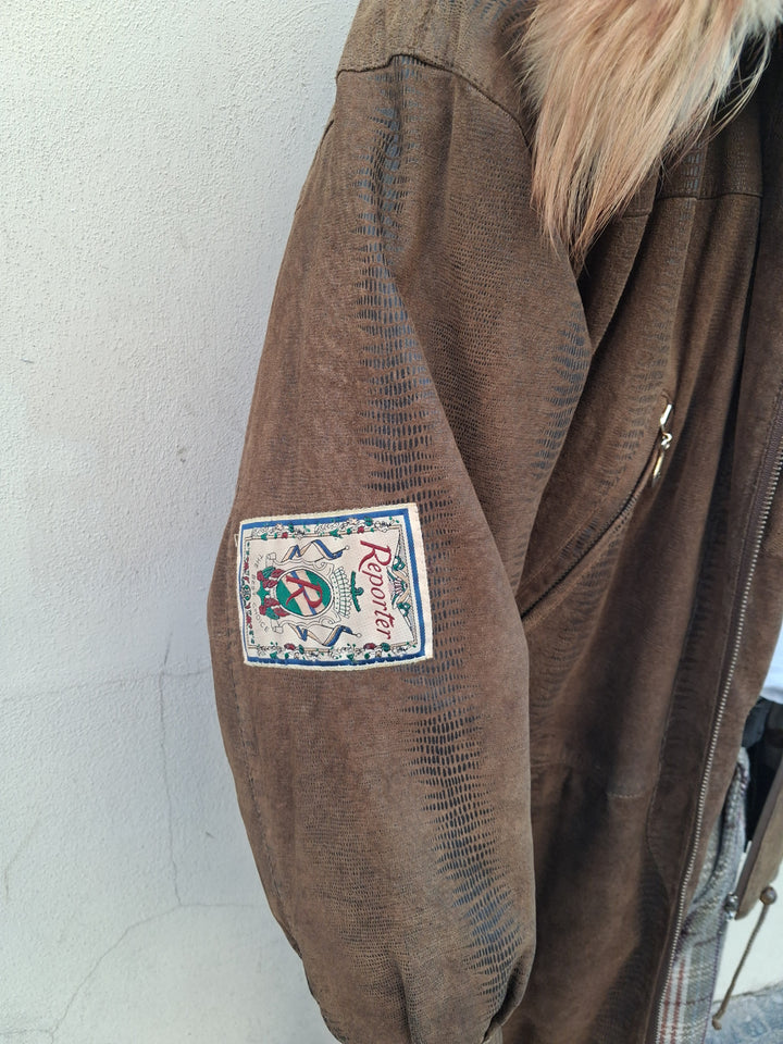 Giubbotto in pelle T4