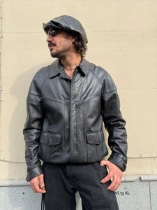 Bomber in pelle A3