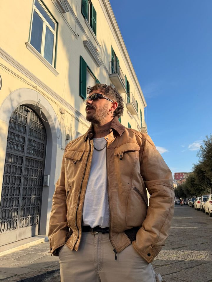Giacca di pelle F13