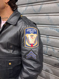 Giubbotto di pelle Chicago Police