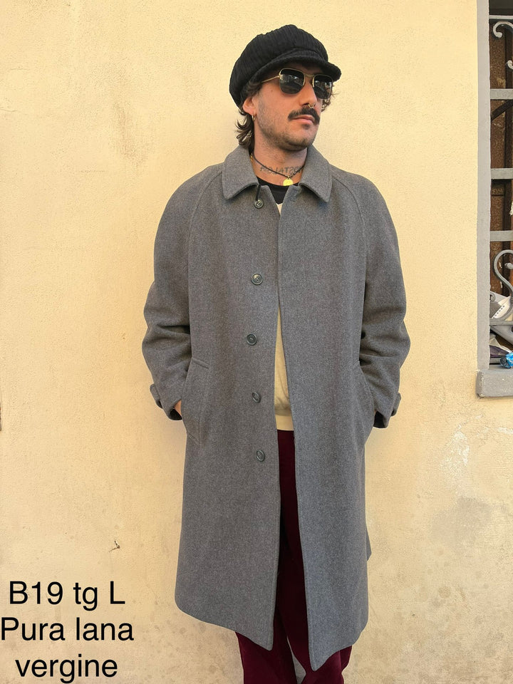 Cappotto lana vergine B19