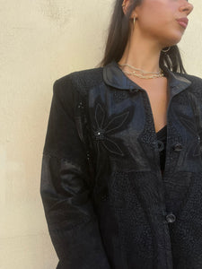 Giacca di pelle Oversize B4