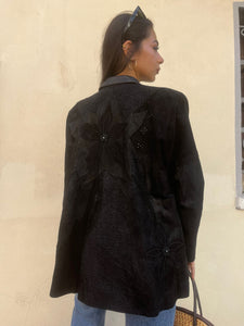 Giacca di pelle Oversize B4