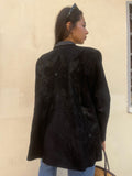 Giacca di pelle Oversize B4