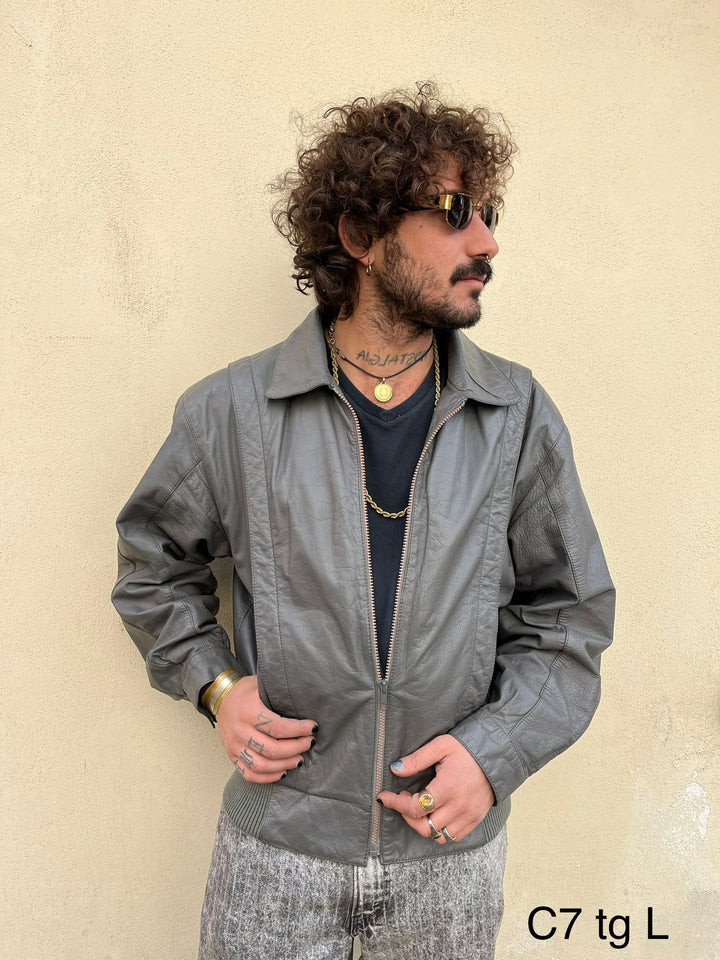Giacca di pelle C7