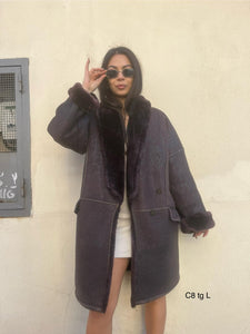 Montone Shearling Viola C8