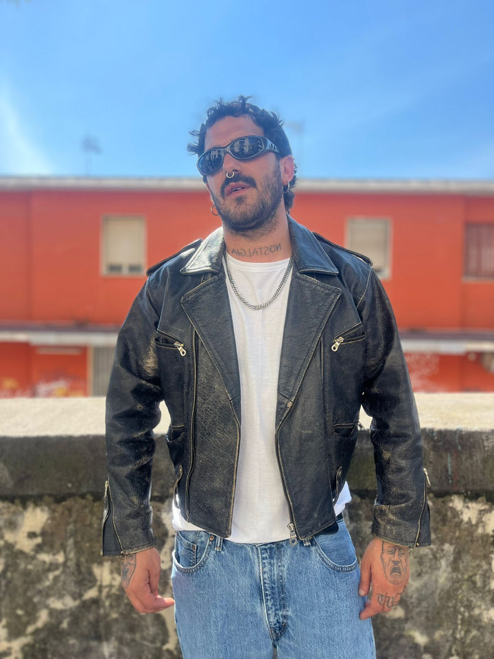 Chiodo in vera pelle C12