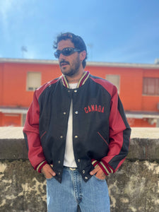 Bomber in pelle COLLEGE CANADA