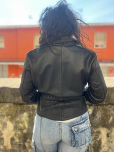 Chiodo in vera pelle C15