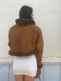 Montone Shearling cropped C31