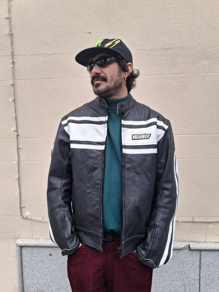 Giacca di pelle Biker A9