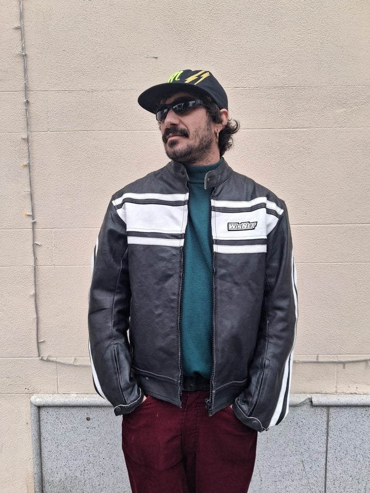 Giacca di pelle Biker A9