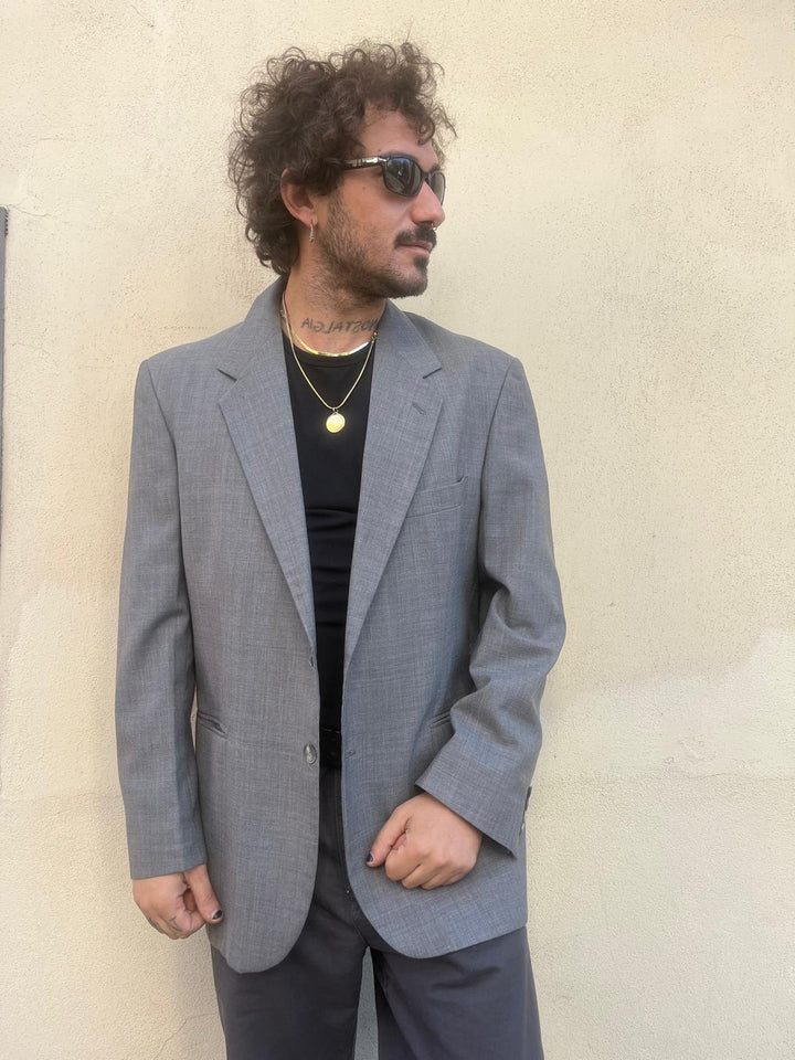 Blazer Grigia Lana vergine