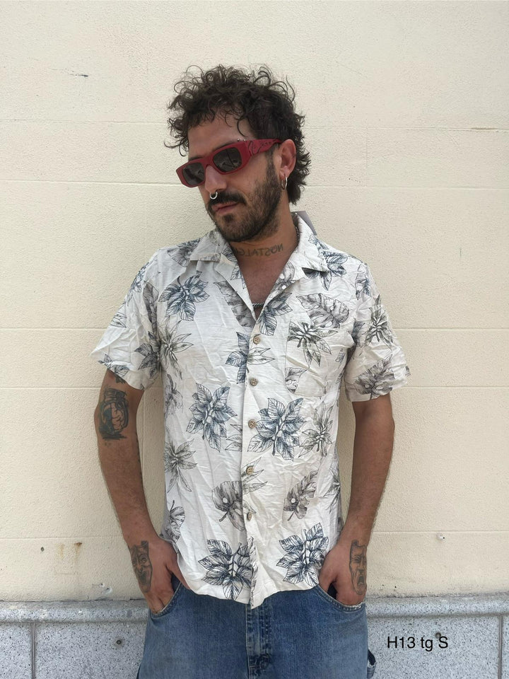 Camicia Hawaii 100% seta