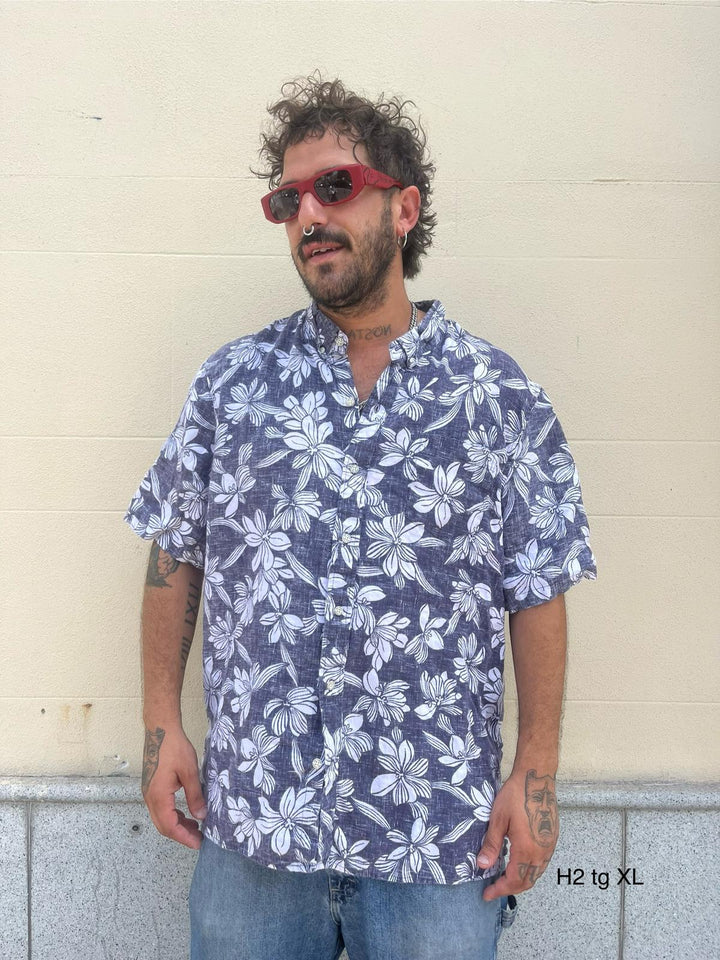 Camicia Hawaii di lino H2