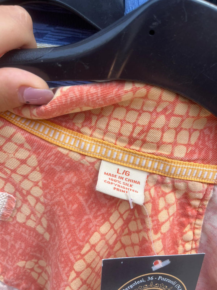 Camicia Hawaii 100% seta H4