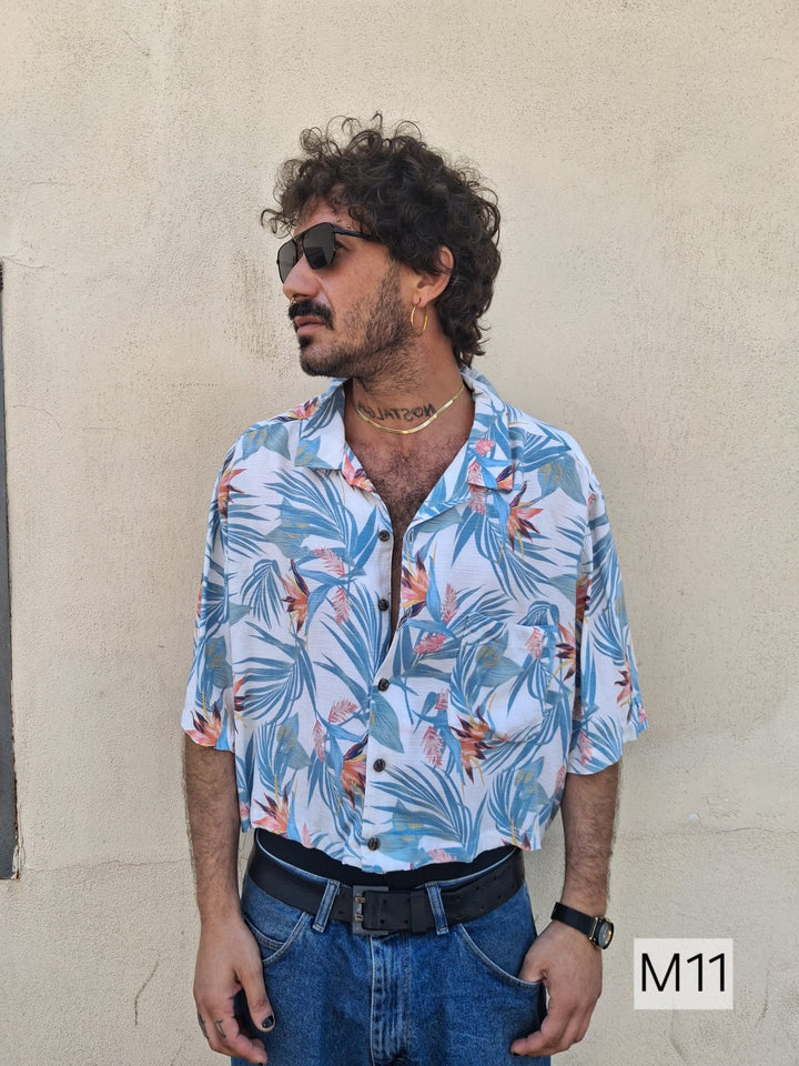 Camicia Hawaii cropped M11