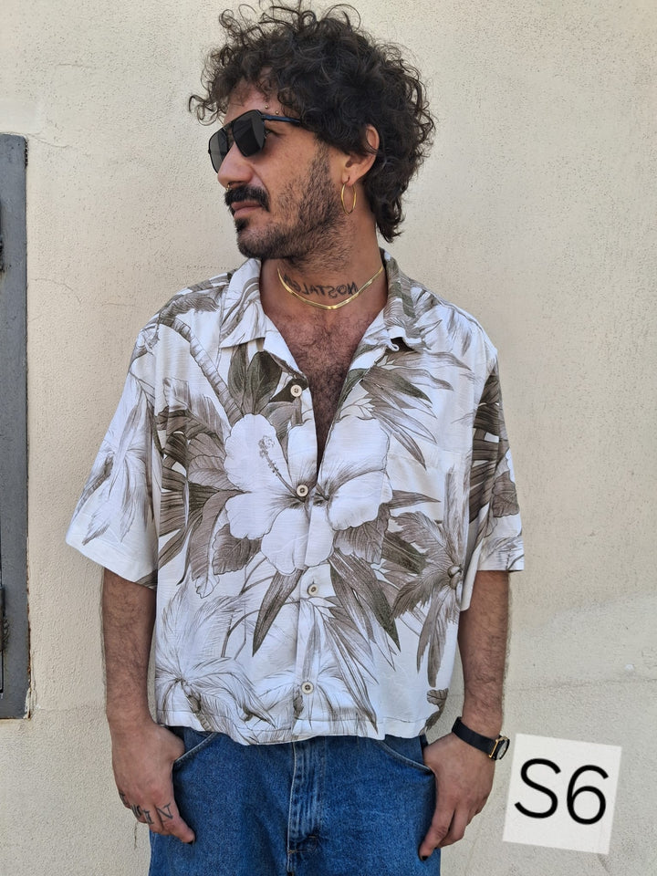Camicia Hawaii cropped S6