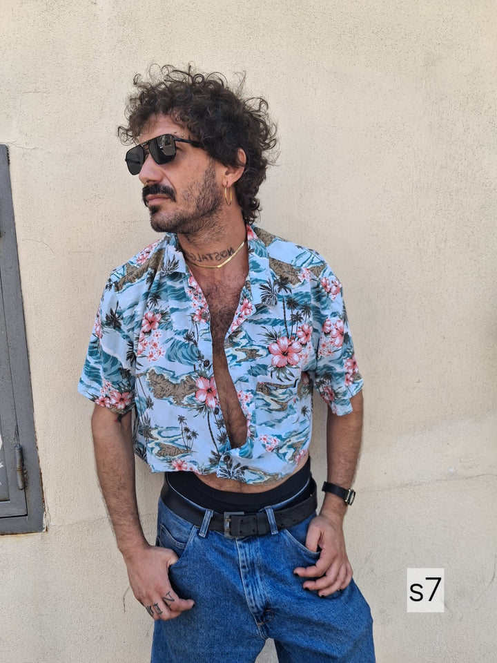 Camicia Hawaii cropped S7