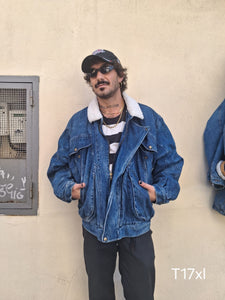 Giubbino di jeans Sherpa T17