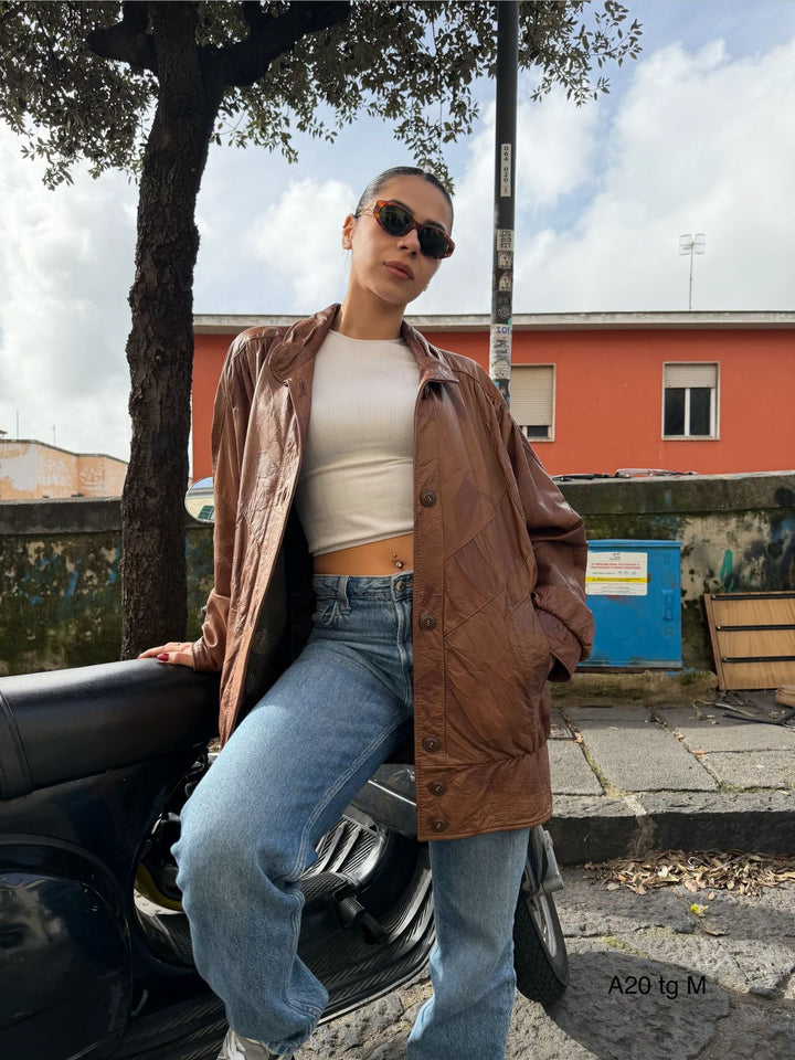 Giacca di pelle a20