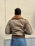 Giacca in Suede e pelliccia A15