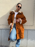 Montone Shearling Con cappuccio A26