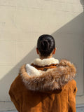 Montone Shearling Con cappuccio A26