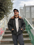 Giacca in pelle martellata Marlboro Classic