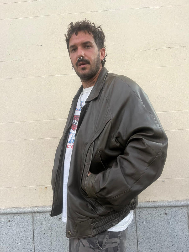 Bomber vera pelle A1