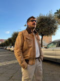 Giacca di pelle F13