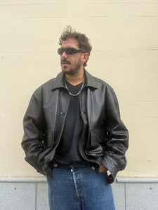 Bomber Made in Italy vera pelle C1