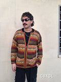 Cardigan Vintage in Alpaca Made in Perù C8