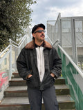 Giacca in pelle martellata Marlboro Classic