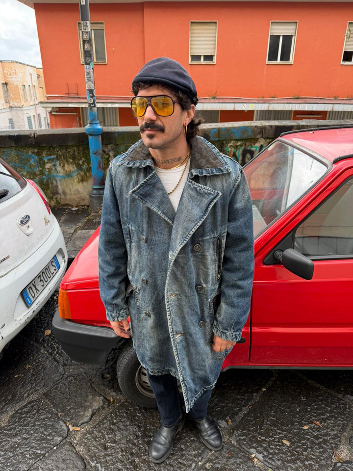 Trench DIESEL in Denim Anni 2000
