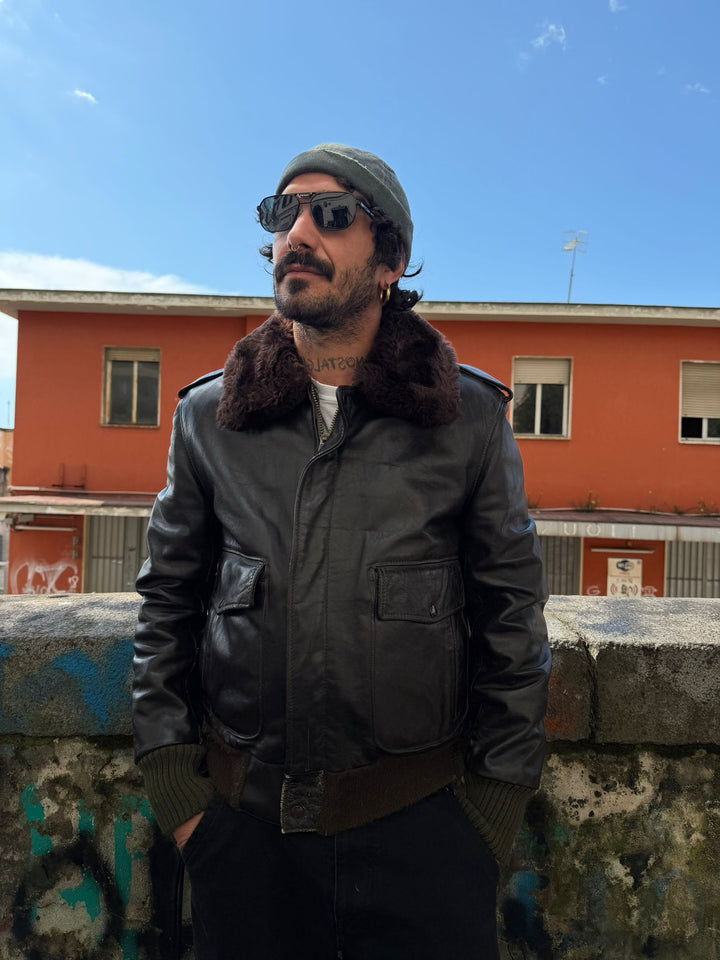 Giacca in pelle COOPER Made In Usa