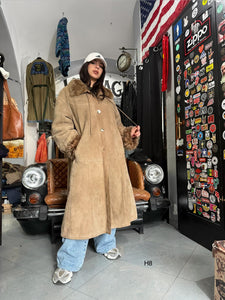 Montone Shearling crop h8